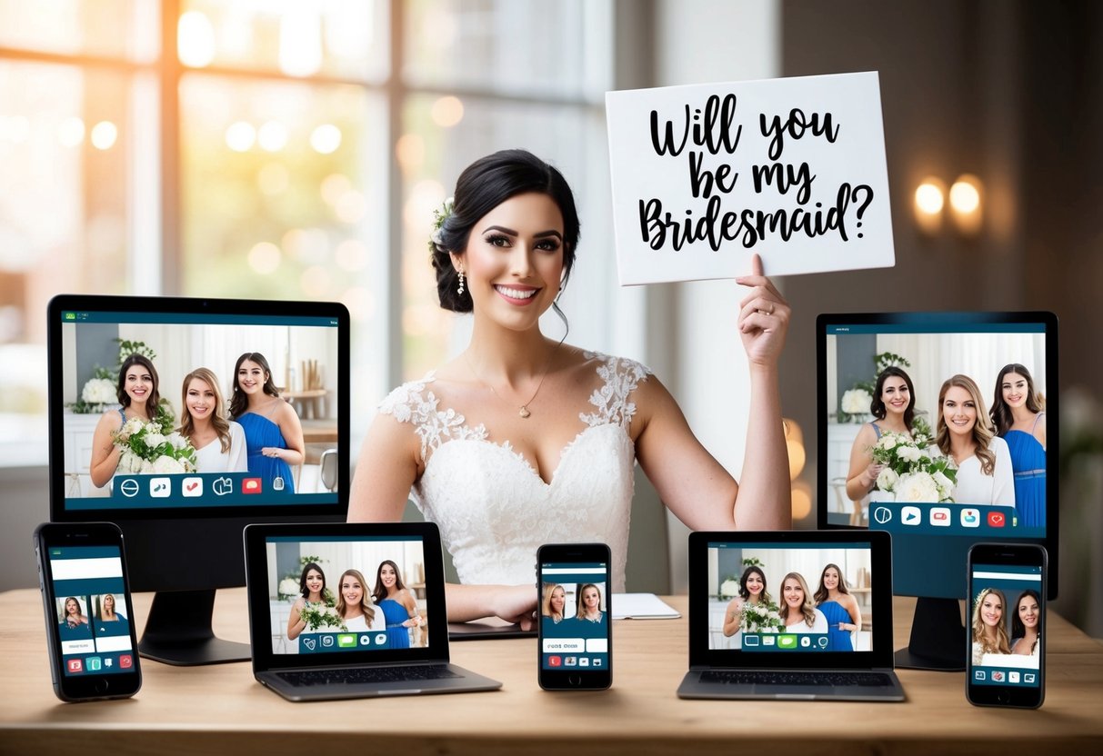 How Do You Ask Bridesmaids Virtually? Creative Ways to Include Your Best Friends in Wedding Plans