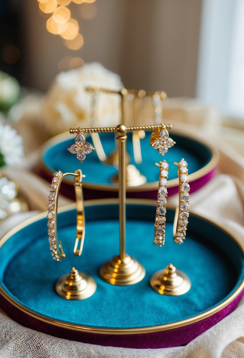 15 Gold Wedding Earring Ideas to Dazzle on Your Special Day