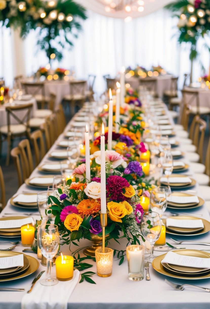15 Colourful Wedding Table Decoration Ideas for a Stunning Celebration