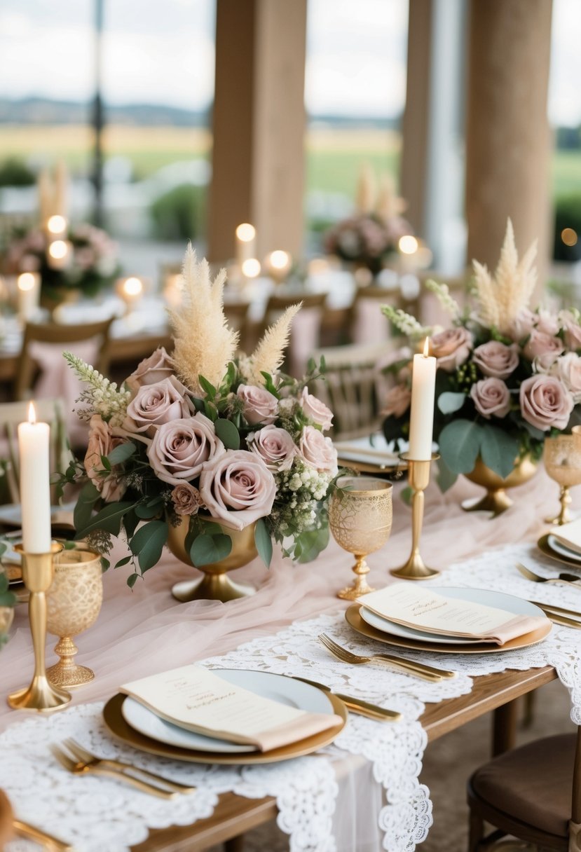 15 Dusty Rose Wedding Table Decoration Ideas to Inspire Your Celebration