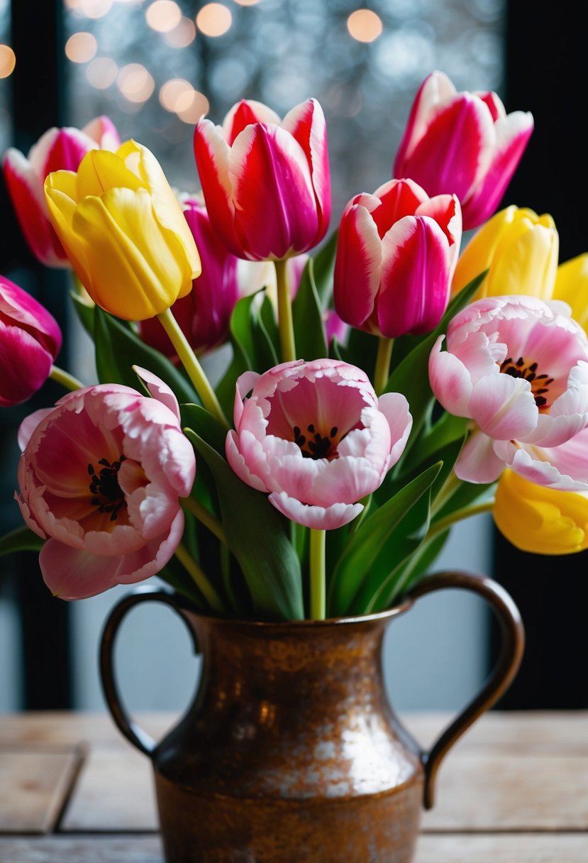 15 Tulips and Peonies Wedding Bouquet Ideas for Your Special Day