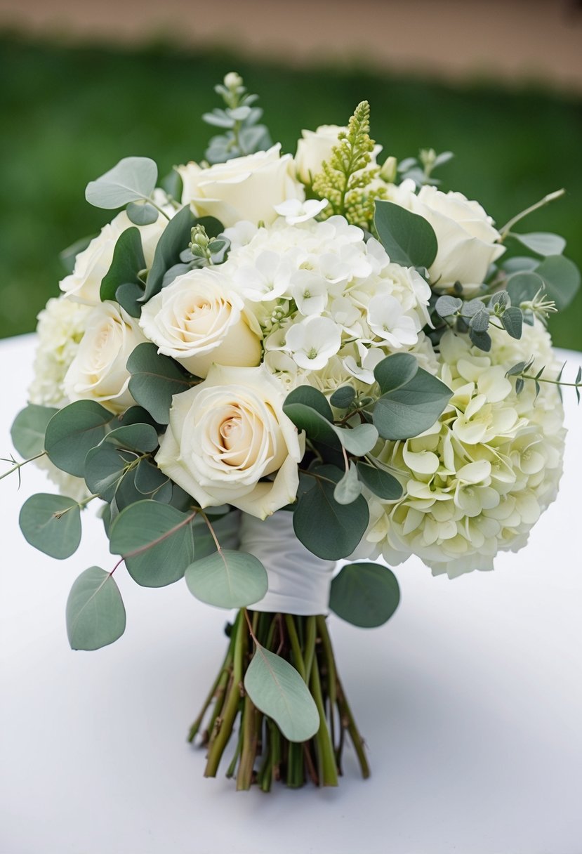 15 White and Green Wedding Bouquet Ideas for Your Perfect Day