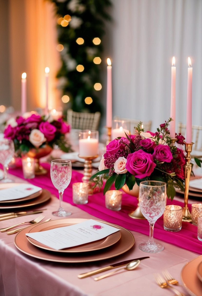 15 Rose Gold and Fuchsia Wedding Color Ideas for a Stunning Celebration