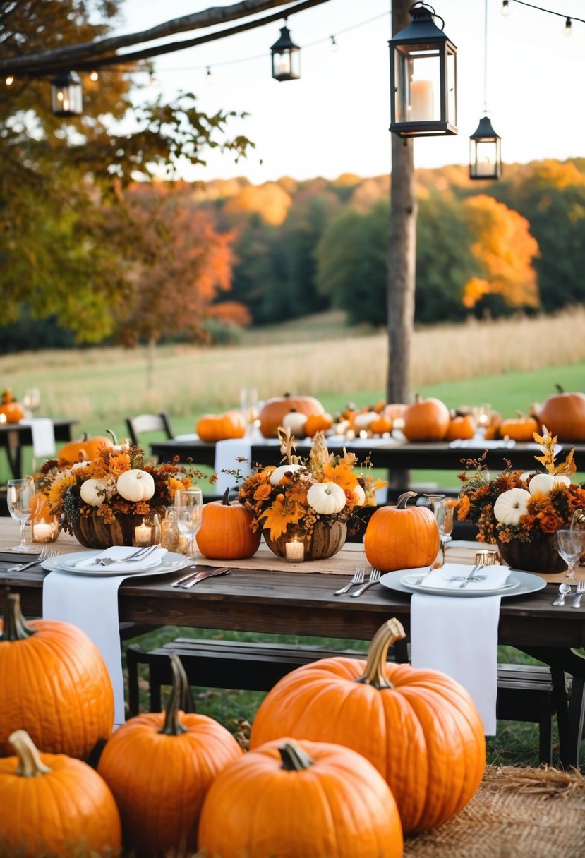 15 Pumpkin Wedding Decor Ideas for a Charming Celebration