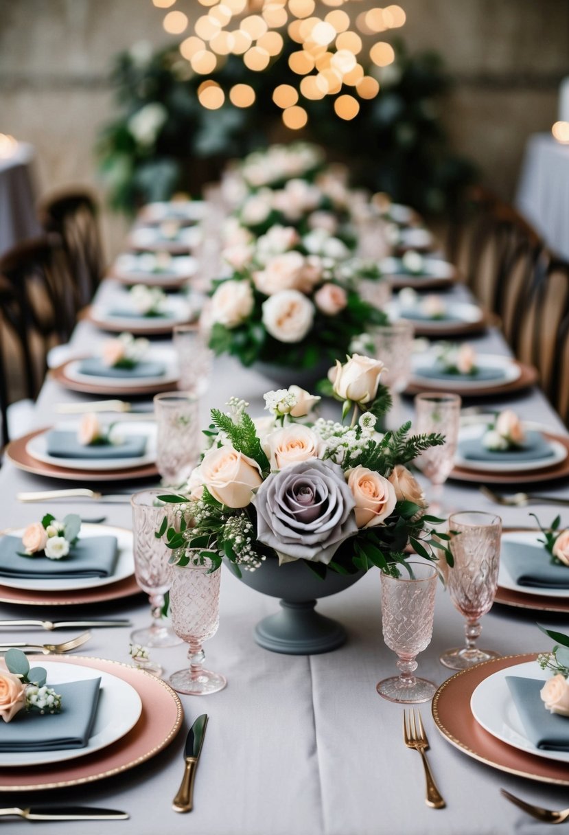 15 Old Rose and Grey Wedding Color Ideas to Inspire Your Big Day