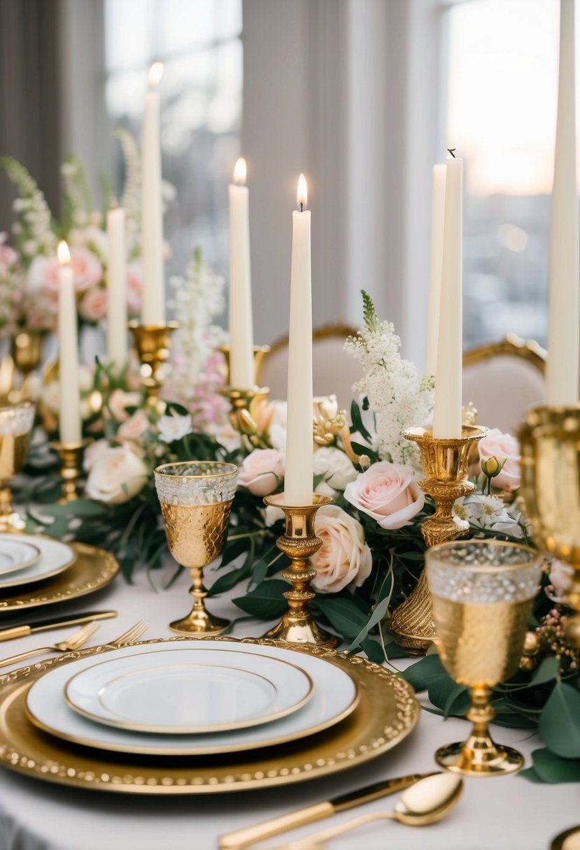 15 Elegant Gold Wedding Table Decoration Ideas for a Stunning Reception