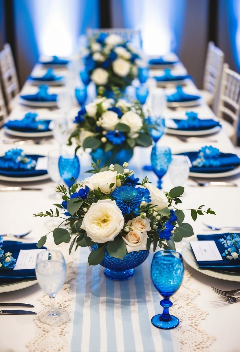 15 Blue and White Wedding Table Decoration Ideas to Inspire Your Celebration