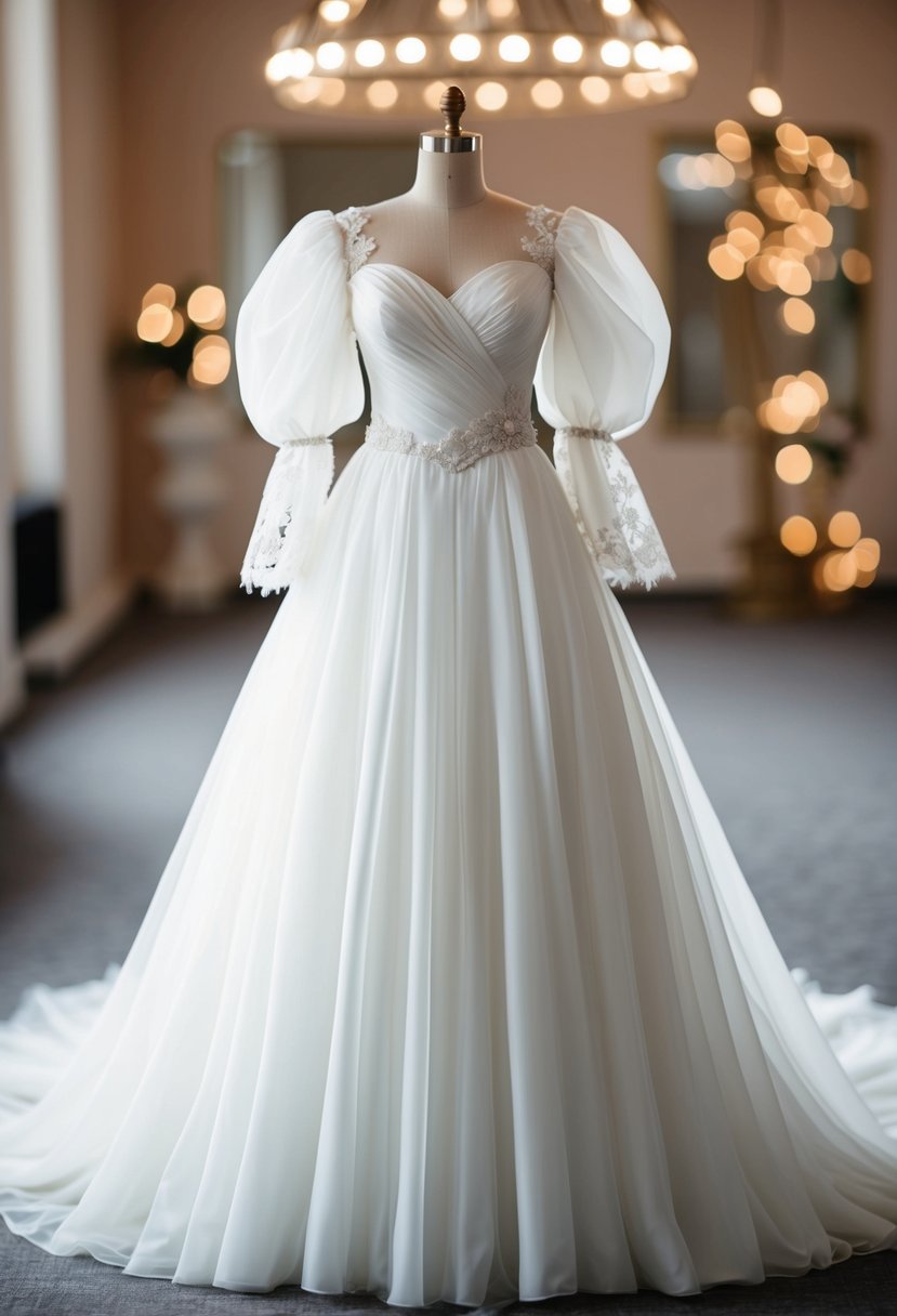 15 80s Simple Wedding Dress Ideas for a Retro Inspired Celebration