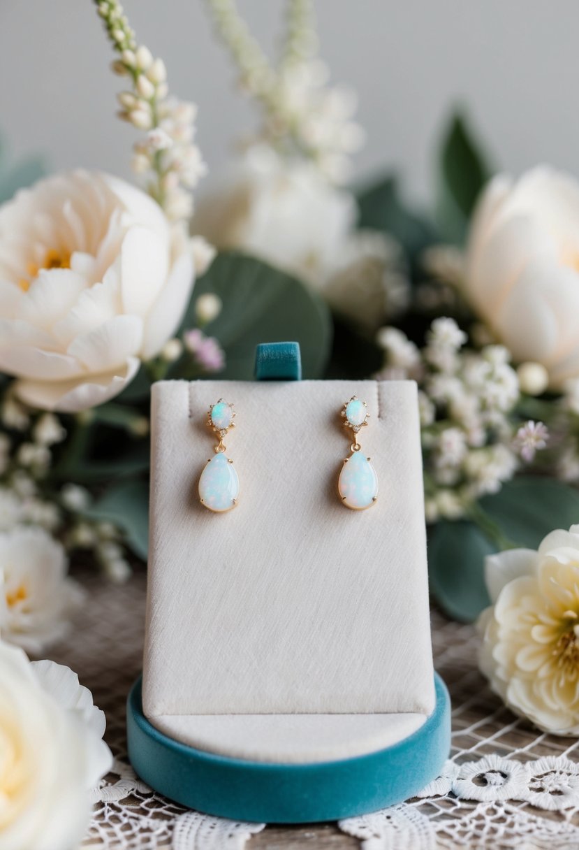 15 Opal Wedding Earring Ideas for Your Perfect Day