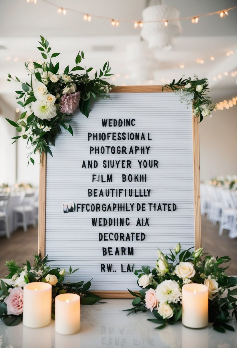 15 Wedding Letter Board Ideas to Personalize Your Big Day