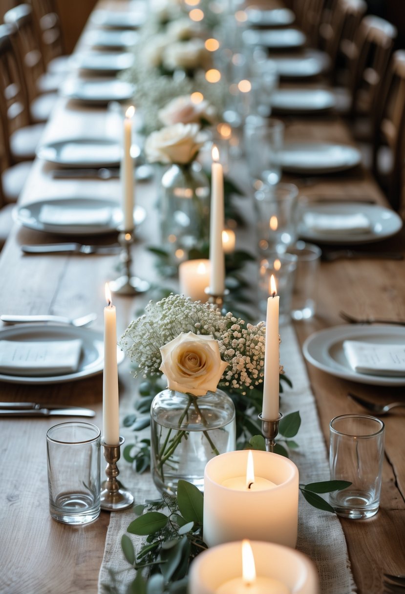 25 Simple Low-Key Wedding Table Decoration Ideas for a Cozy Celebration