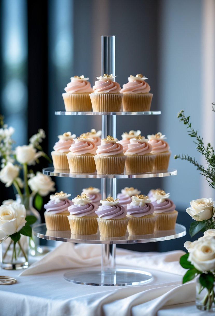 25 Modern Wedding Cupcake Display Ideas for a Stylish and Fun Celebration