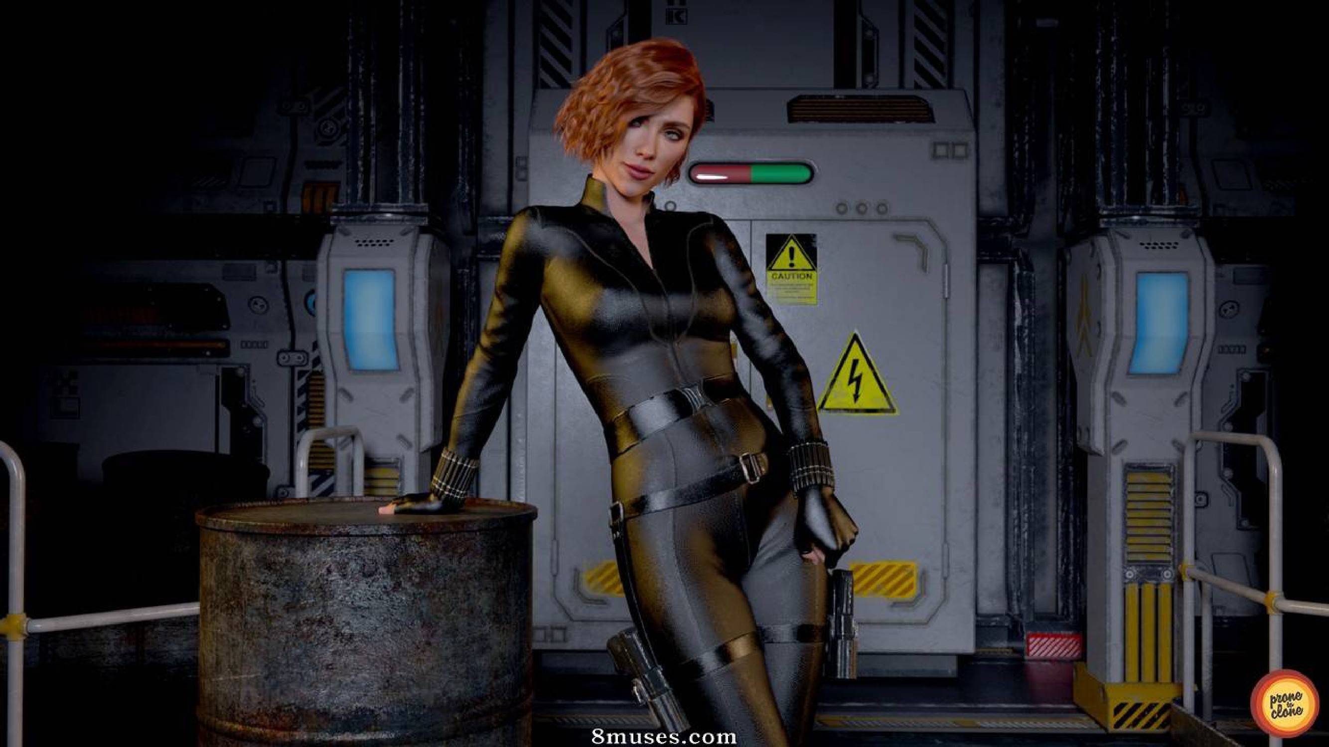 Avenger Hulk dan Black Widow