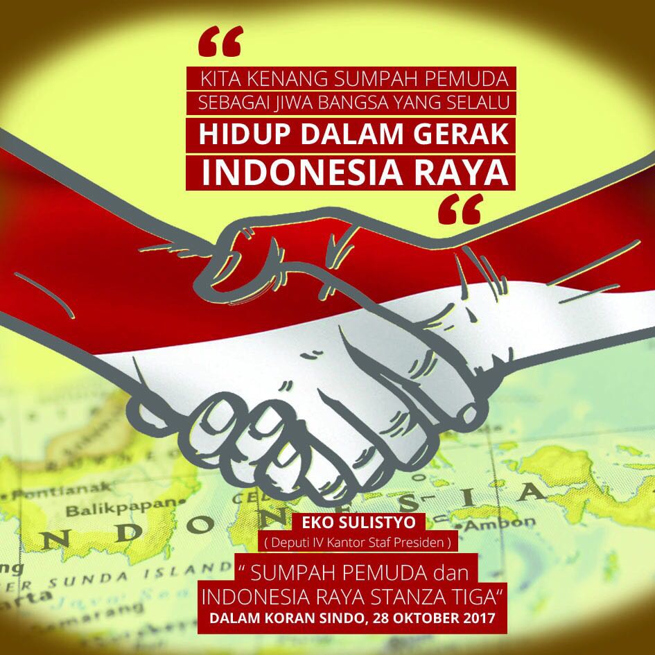 Sumpah Pemuda dan Indonesia Raya Tiga Stanza – Kantor Staf Presiden