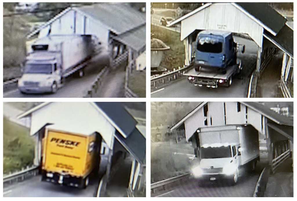 Covered bridges are under threat by truck drivers relying on GPS meant for cars