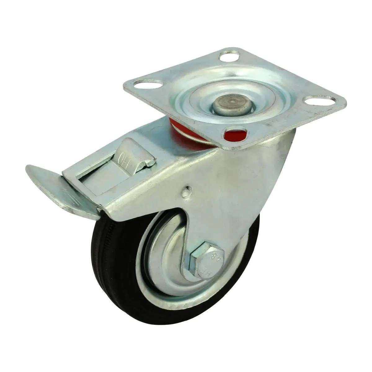 Garrucha china industrial de 3 »   con freno   50Kg