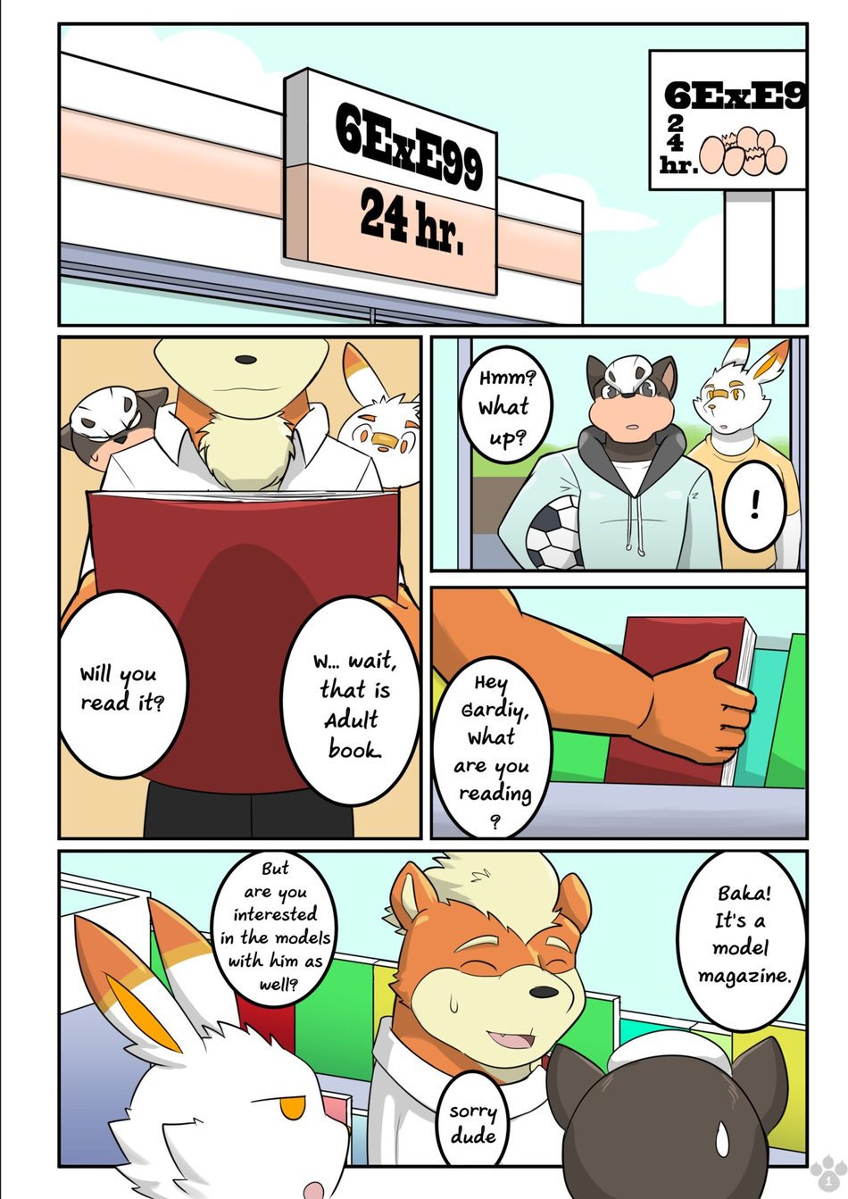 Naked furry windy peter porn comic