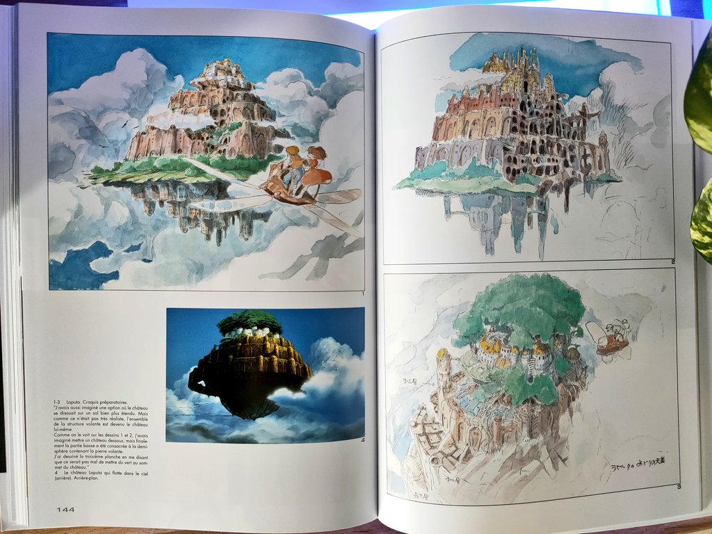 Avis L Art Du Chateau Dans Le Ciel L Album Du Film Aux Editions Glenat Lageekroom