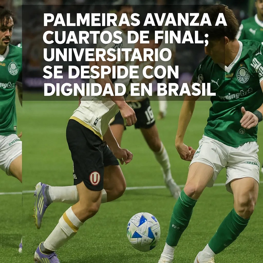 Palmeiras avanza a cuartos de final; Universitario se despide con dignidad en Brasil; video y resumen Palmeiras avanza a cuartos de final; Universitario se despide con dignidad en Brasil; video y resumen