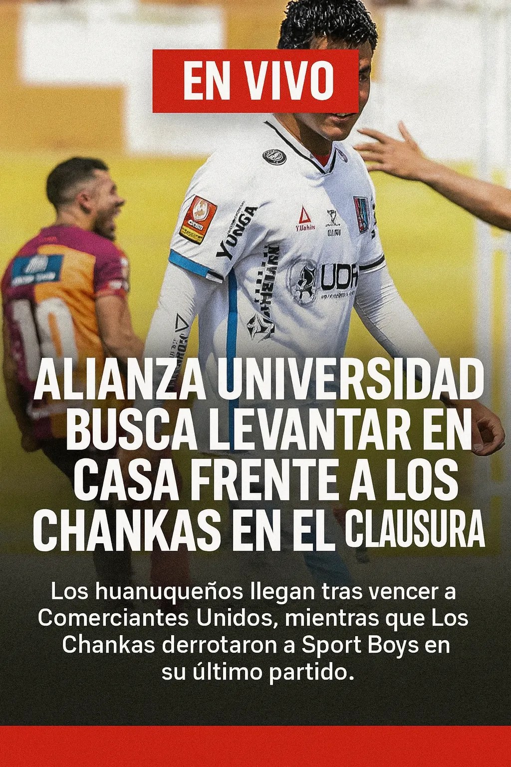Alianza Universidad busca levantar en casa frente a Los Chankas en el Clausura – ¿A Qué Hora Empieza? Alianza Universidad busca levantar en casa frente a Los Chankas en el Clausura – ¿A Qué Hora Empieza?