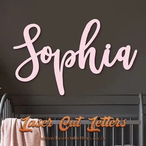 Large Wooden Names