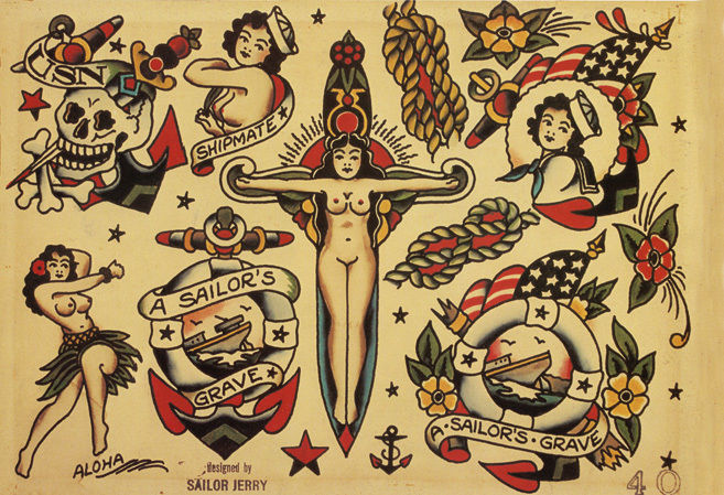 American Traditional Tattoo: Old School - Leaf Pro Tatto Balm 449_x_657_jpg