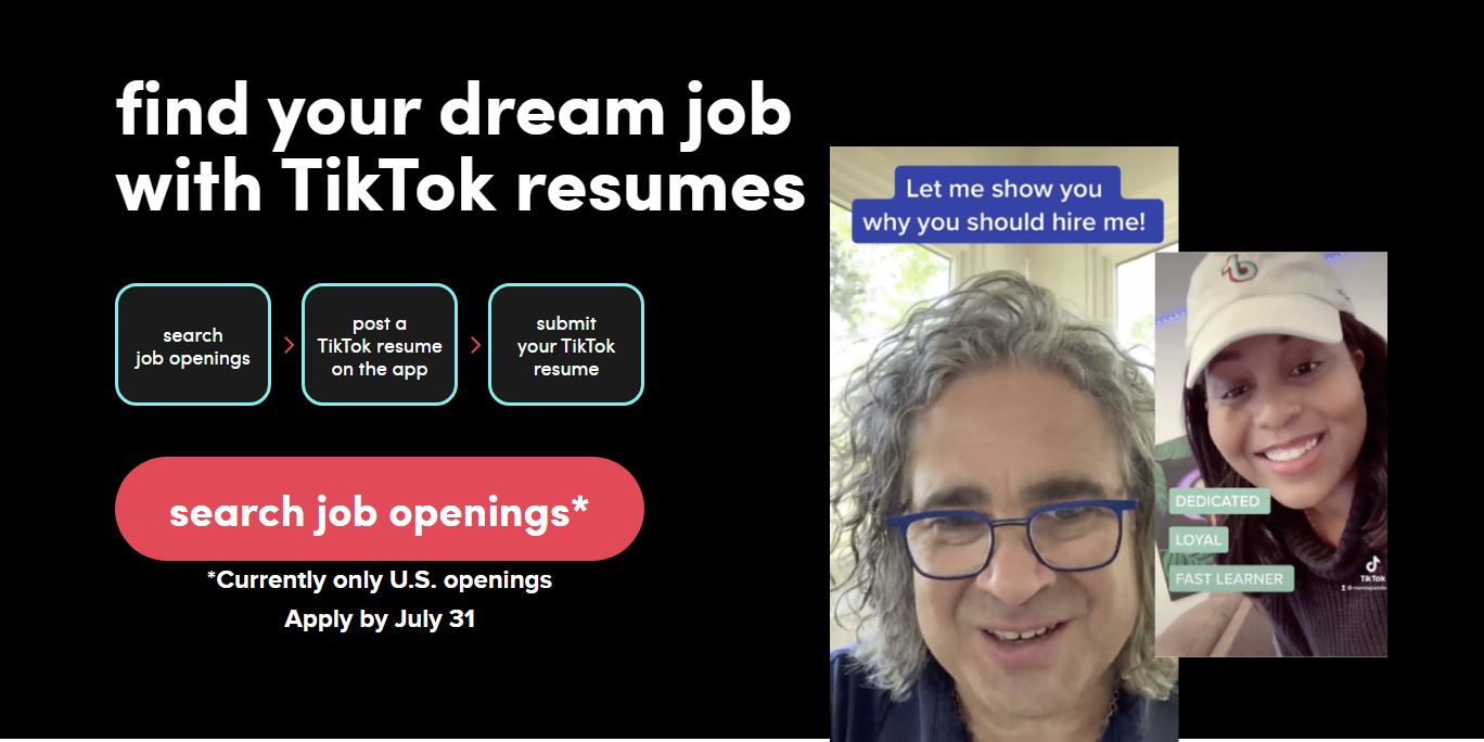 Tiktok Anche Per Le Offerte Di Lavoro, Negli Usa Parte Il Test | Lega Nerd 684_x_1368_jpg