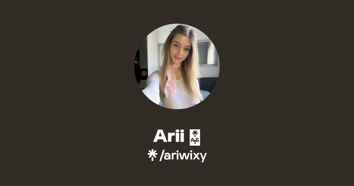 Ariwixy leaked