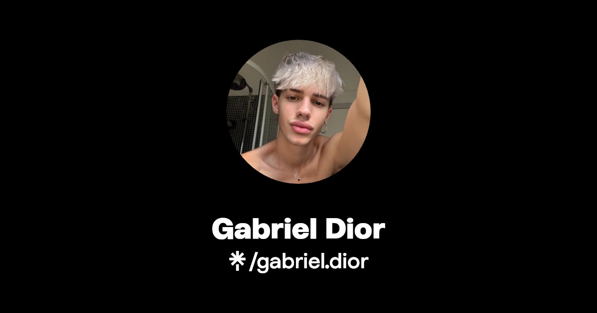 Gabriel dior porn