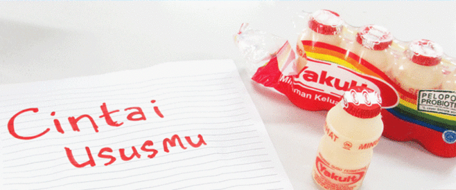 CINTAI USUSMU DENGAN MINUM YAKULT
