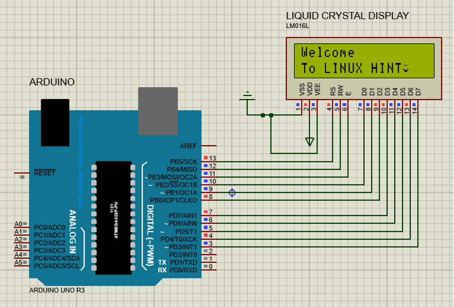 Lcd Wiring Diagram Arduino