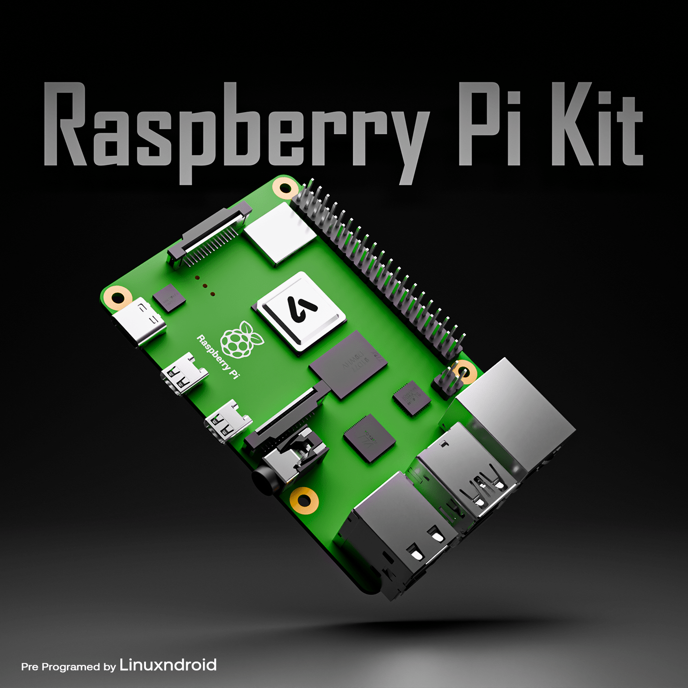 Raspberry Pi-Kit (Pre-Installed Kali Linux)