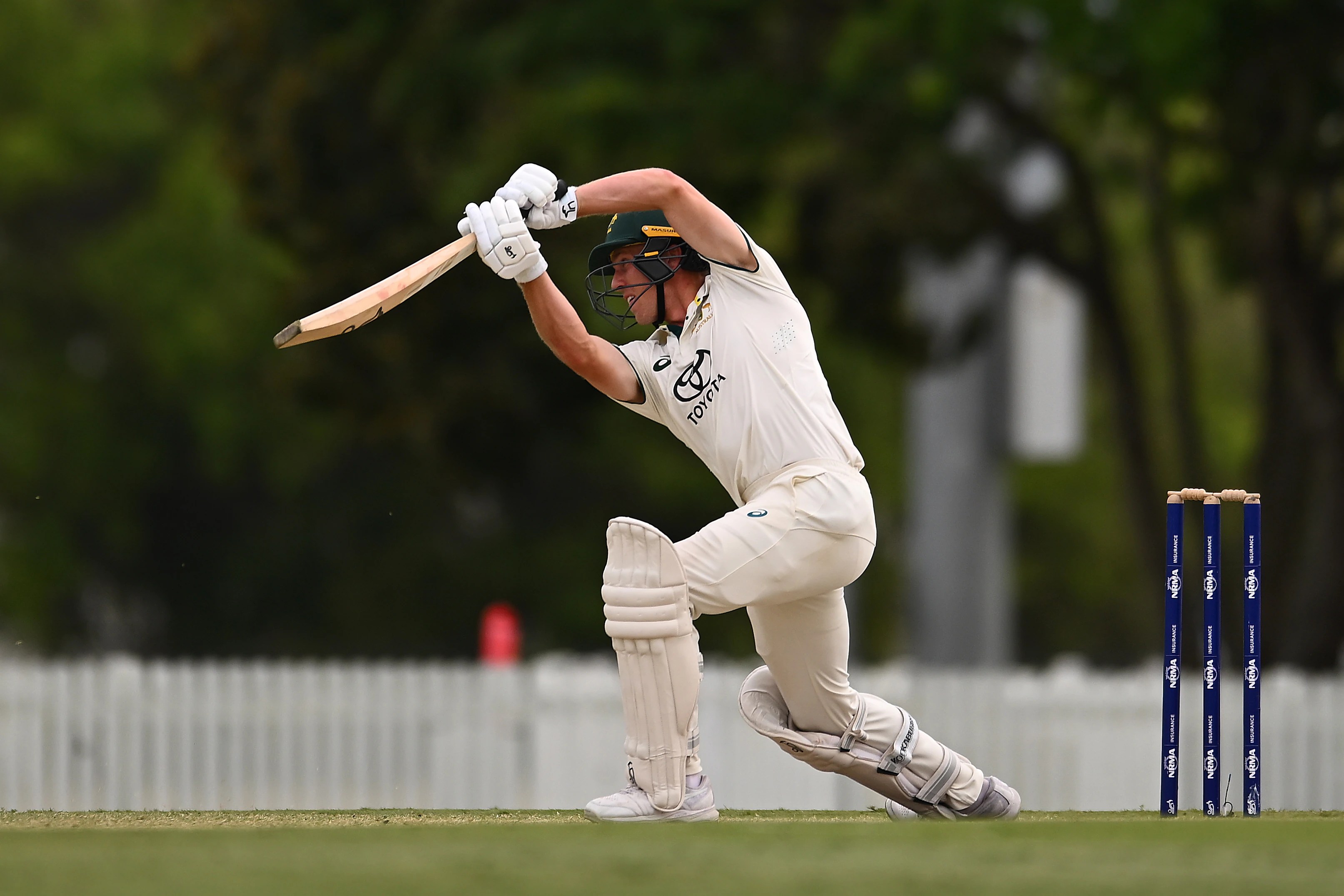 Nathan McSweeney again the top-scorer in second innings for Australia A against India A in Mackay as contenders vie for Test spot
