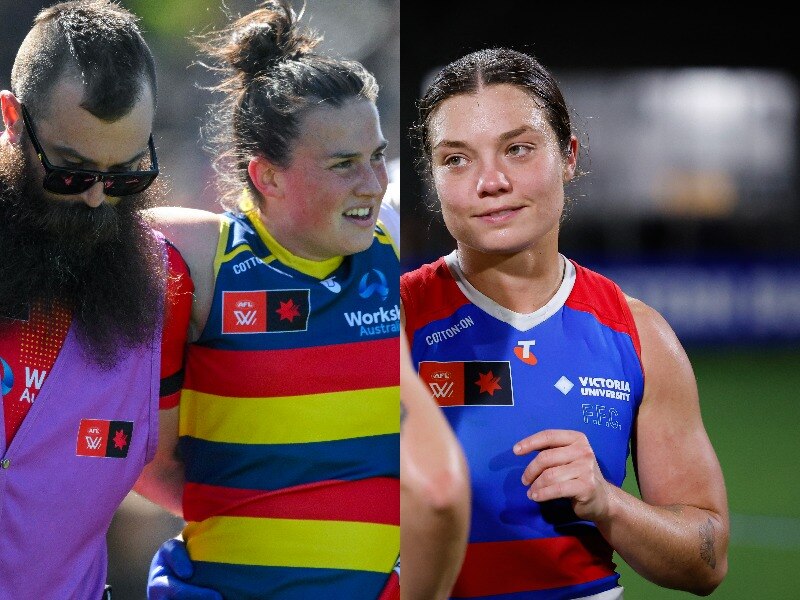 Adelaide’s Eloise Jones and Western Bulldogs’ Ellie Blackburn to miss rest of AFLW season through injury