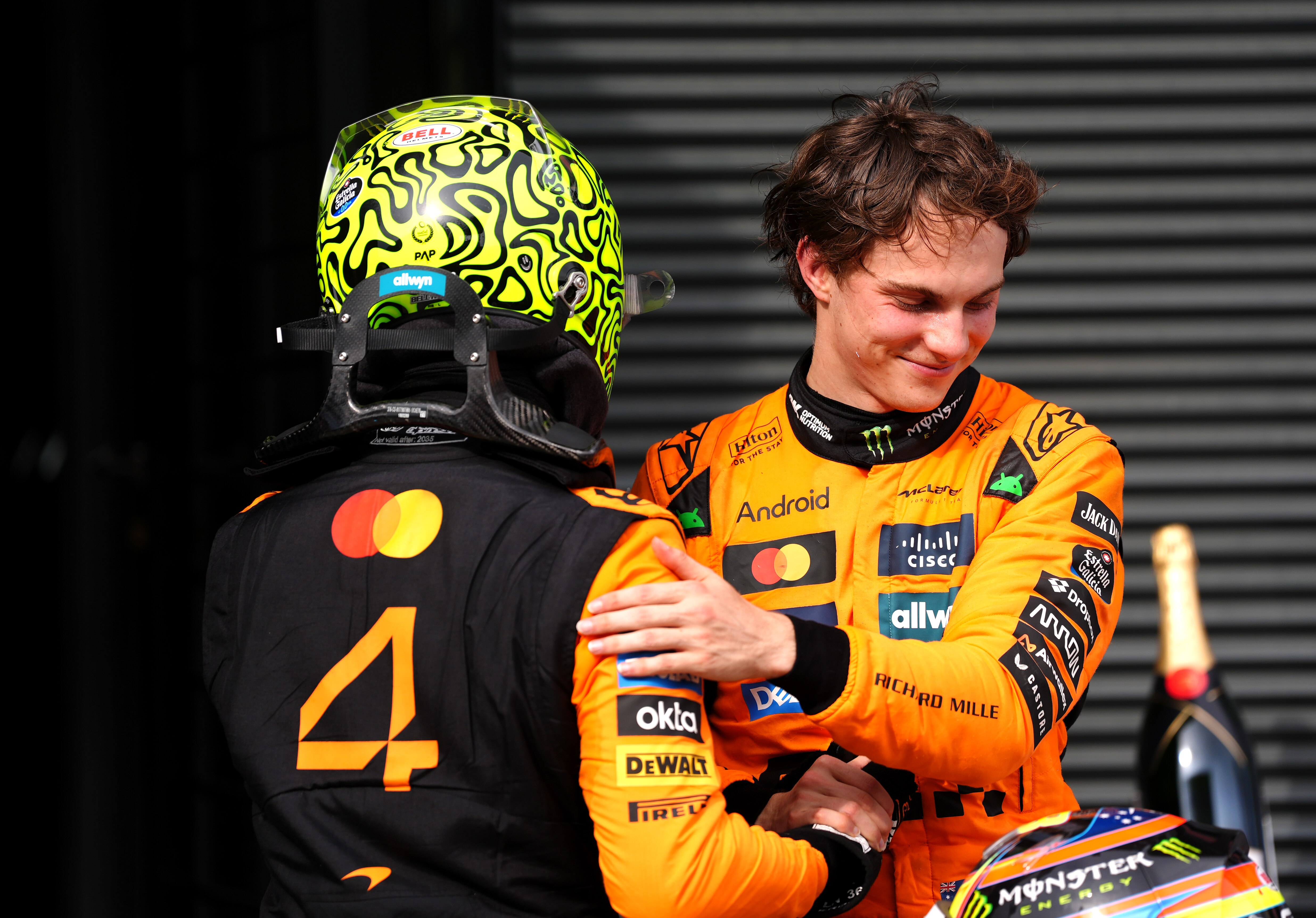 Lando Norris holds on to beat Oscar Piastri by 0.698 seconds in Hungary