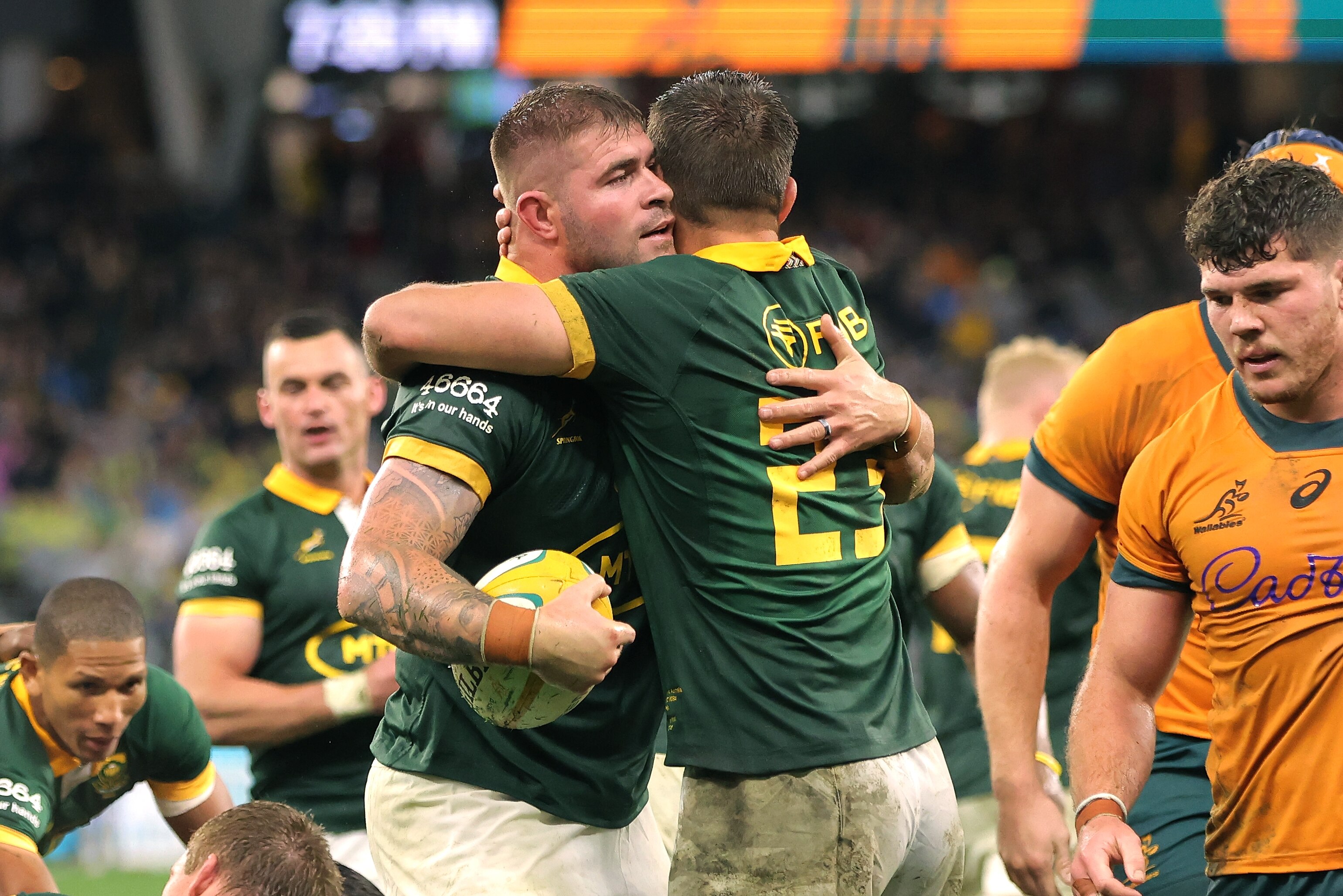 Springboks defeat Wallabies 30-12 in Rugby Championship at Perth Stadium