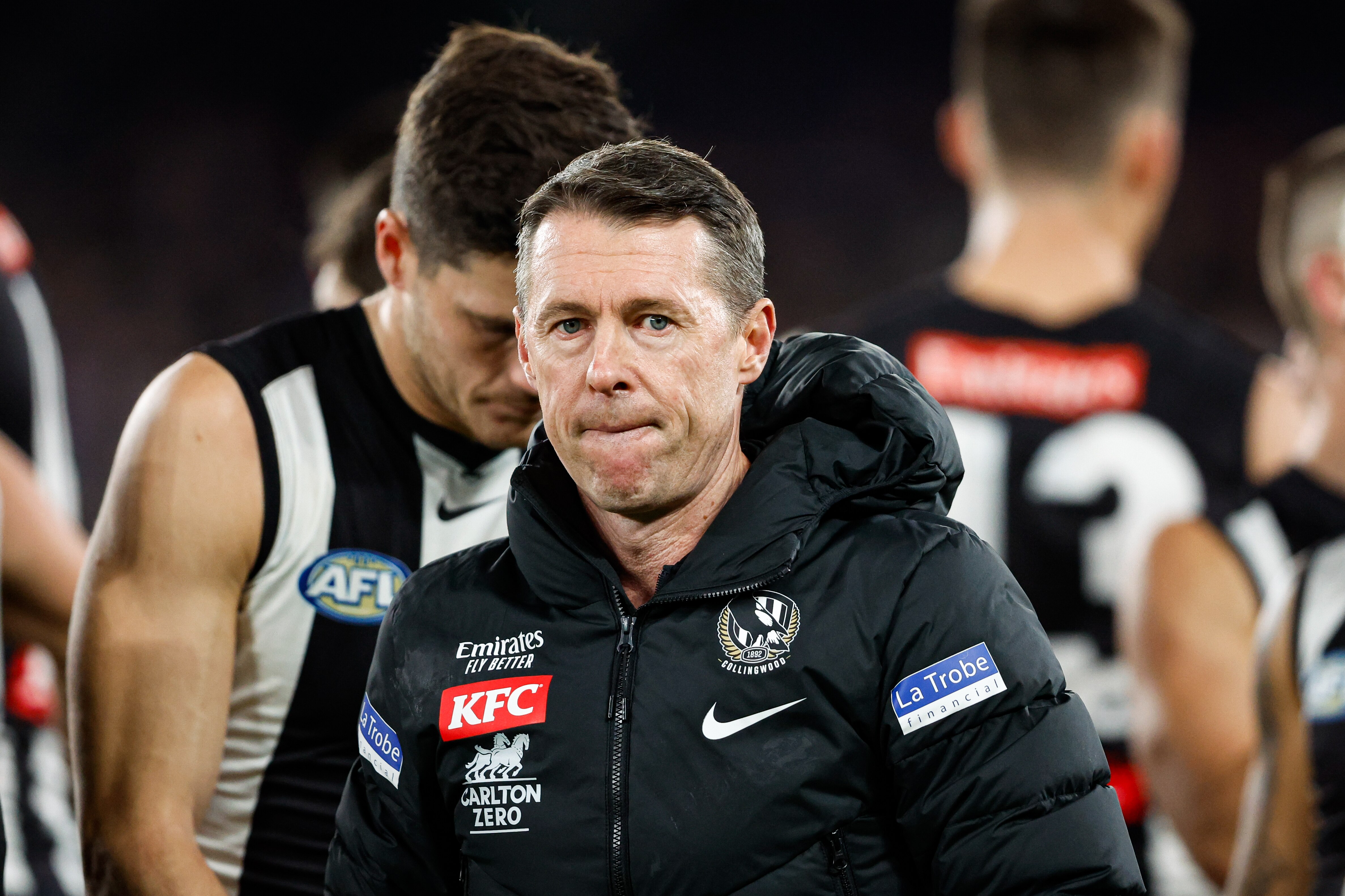 Collingwood coach Craig McRae admits controversial home ground bias call on umpires was ‘selfish’