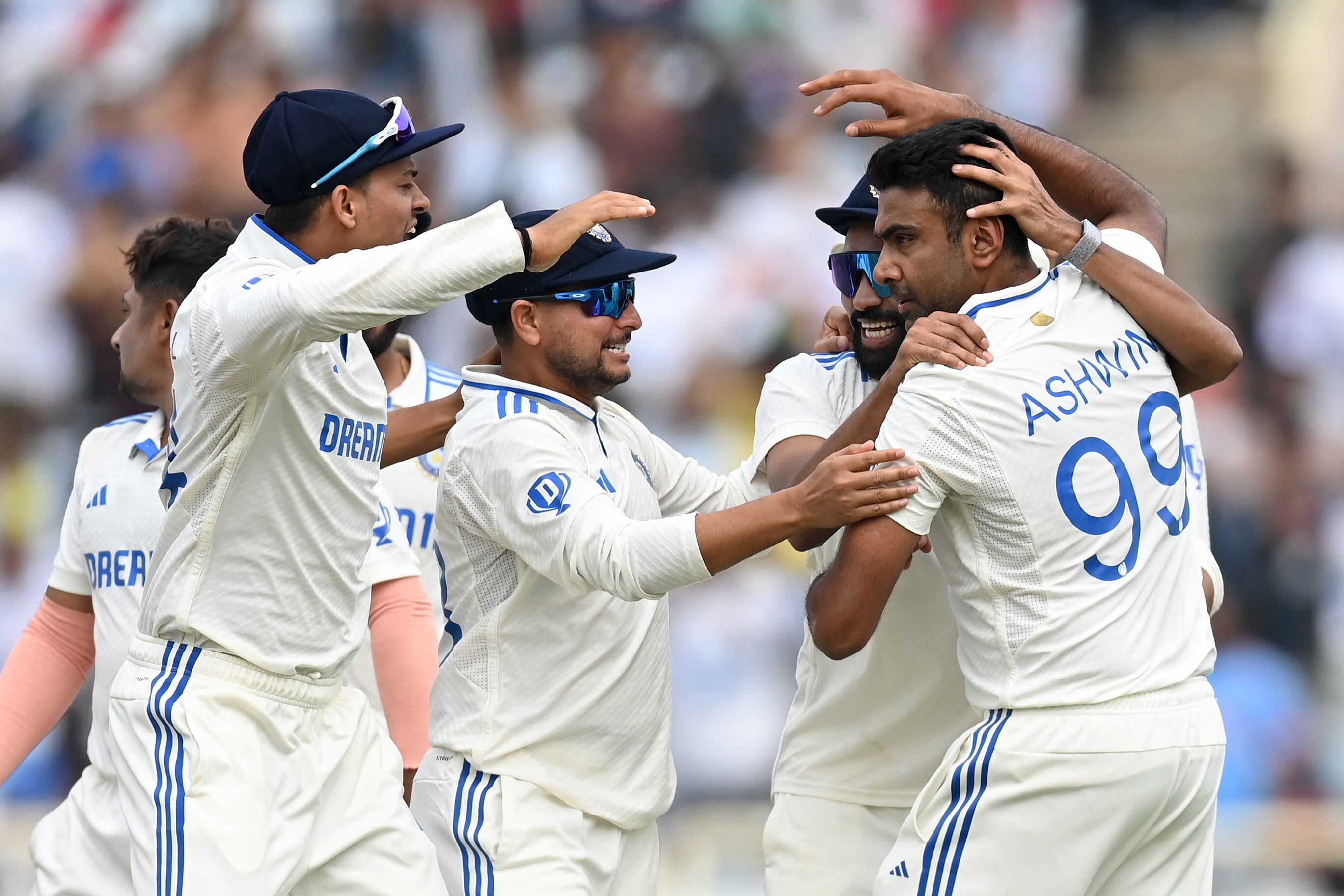England’s stunning collapse against India puts cricket Test series almost out of reach