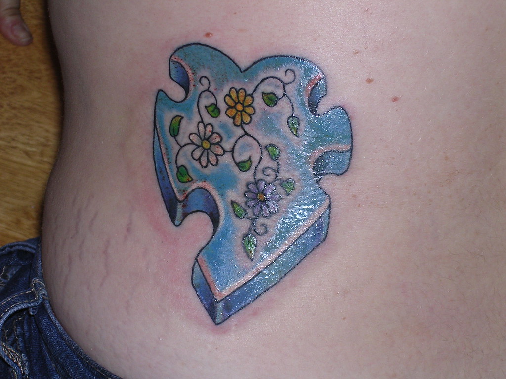 Autism Heart Tattoo | That Little Purple Daisy Has Become Pa… | Flickr 768_x_1024_jpg