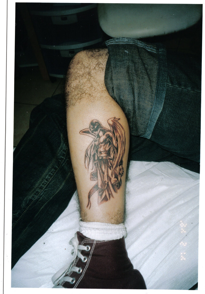 Angel Leg Tattoo - Finished | My Camera Isnt Working So I De… | Flickr 1024_x_714_jpg