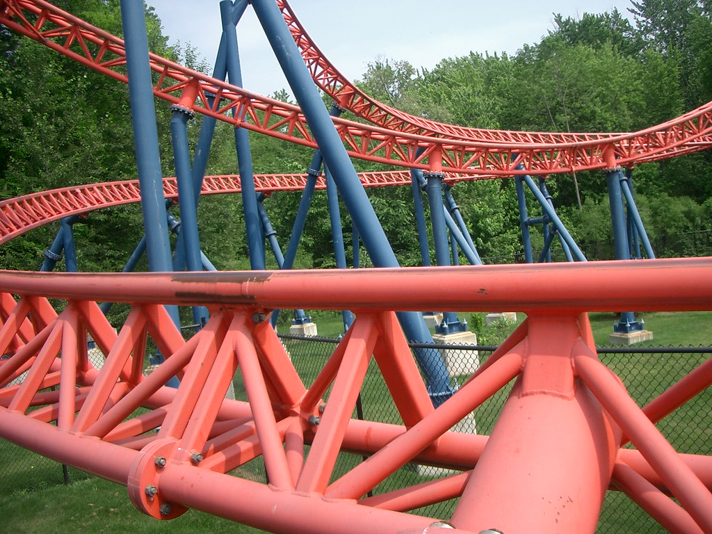 Six Flags New England Superman Ride Of Steel Rene Schwietzke Flickr