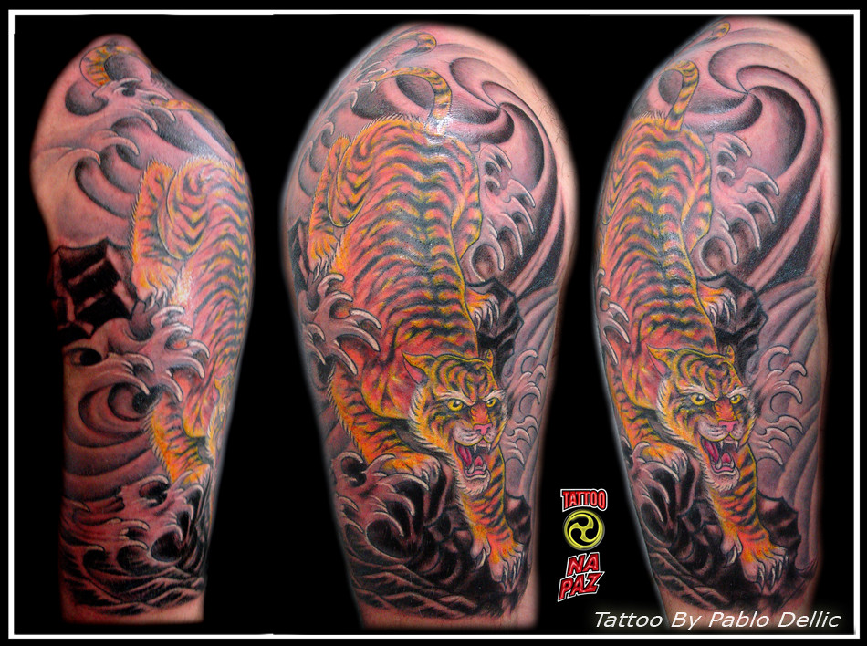 All Sizes | Tatuagem De Tigre Oriental ,Tiger Tattoo By Pablo Dellic | Flickr - Photo Sharing! 708_x_950_jpg