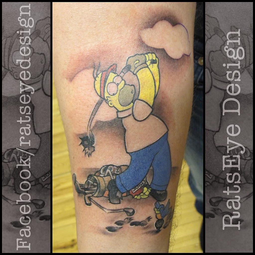 Been A While Since We've Seen A Simpson Tattoo! Bit Fun An… | Flickr