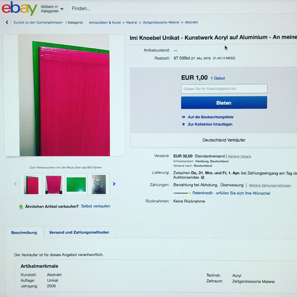 Beachtlich Imi Knoebel Aluminium Acryl Unikat Derzeit F Flickr