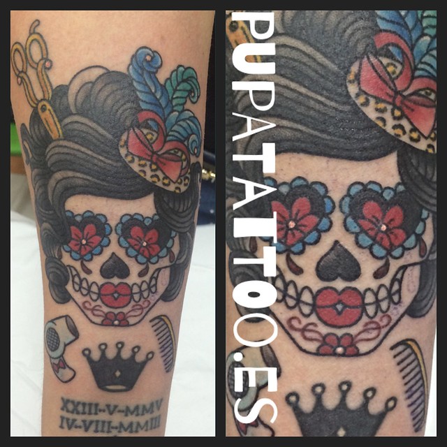 Tatuaje Calavera Mexicana Pupa Tattoo Granada | Pupa Tattoo … | Flickr 640_x_640_jpg