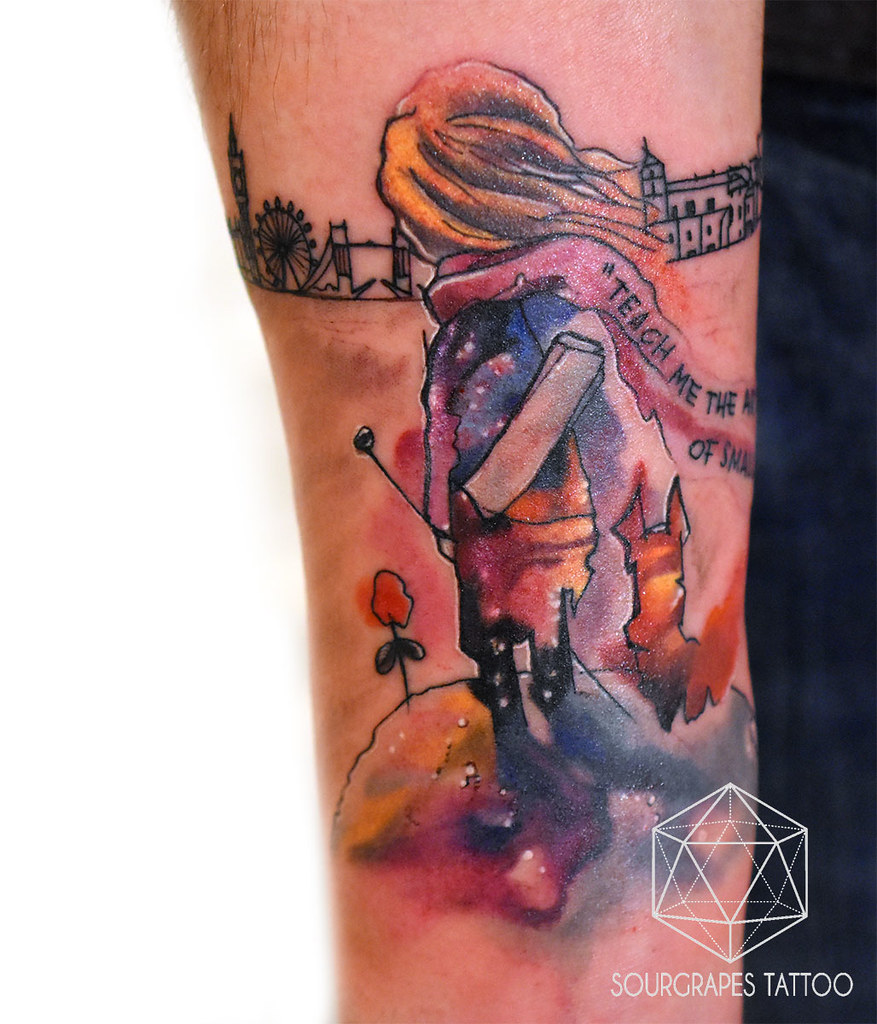 Watercolour Little Prince Tattoo | Sourgrapes Tattoo 13.22 T… | Flickr 1024_x_877_jpg