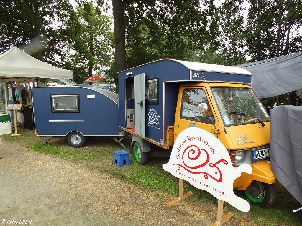 Piaggio Ape Tm Schneckenhaus Camper Bockhorner Oltdimerm Flickr