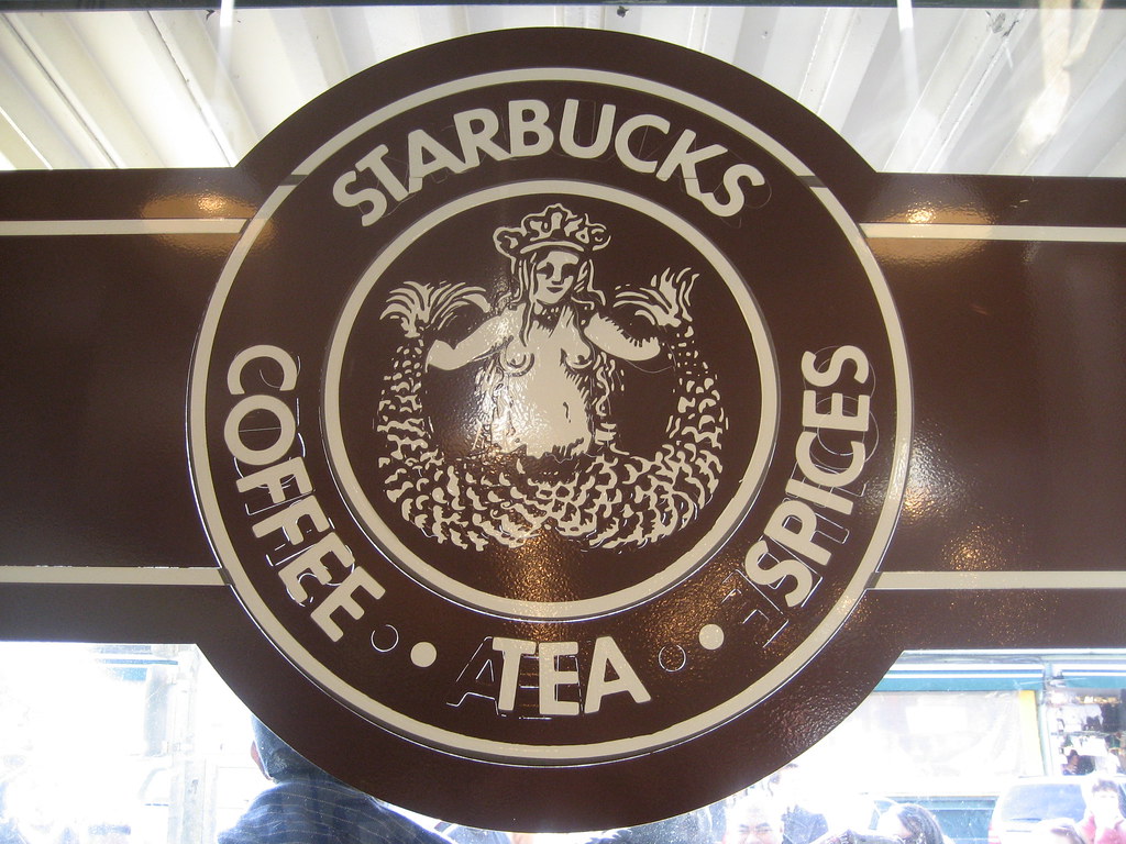 Original Starbucks Logo A Bit More Rique Than The Mass Pro Flickr
