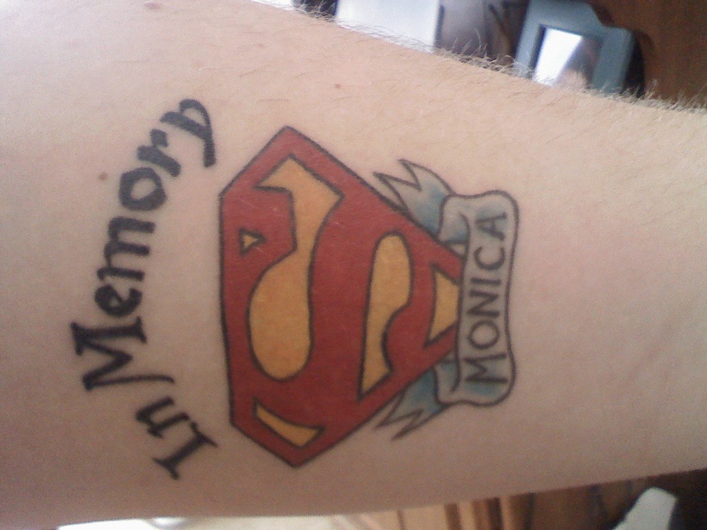 Superman Tattoo A Tattoo In Memory Of One Of My Best Frien Flickr