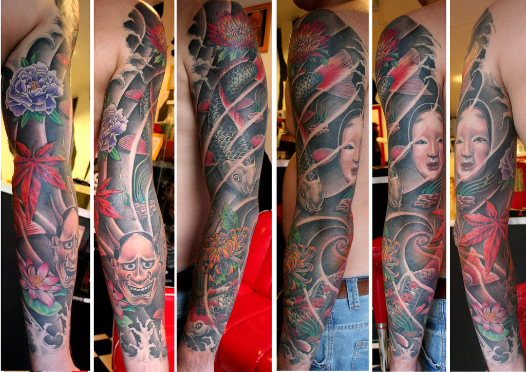 Japanese Tattoo Sleeve By Mirek Vel Stotker | Stotker | Flickr 724_x_1024_jpg
